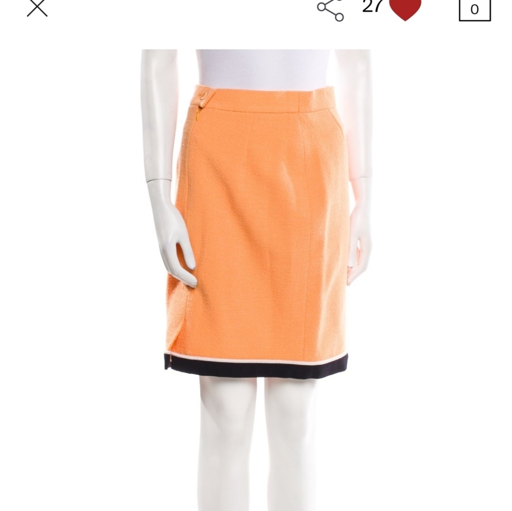 Escada Virgin Wool Skirt Size EU36